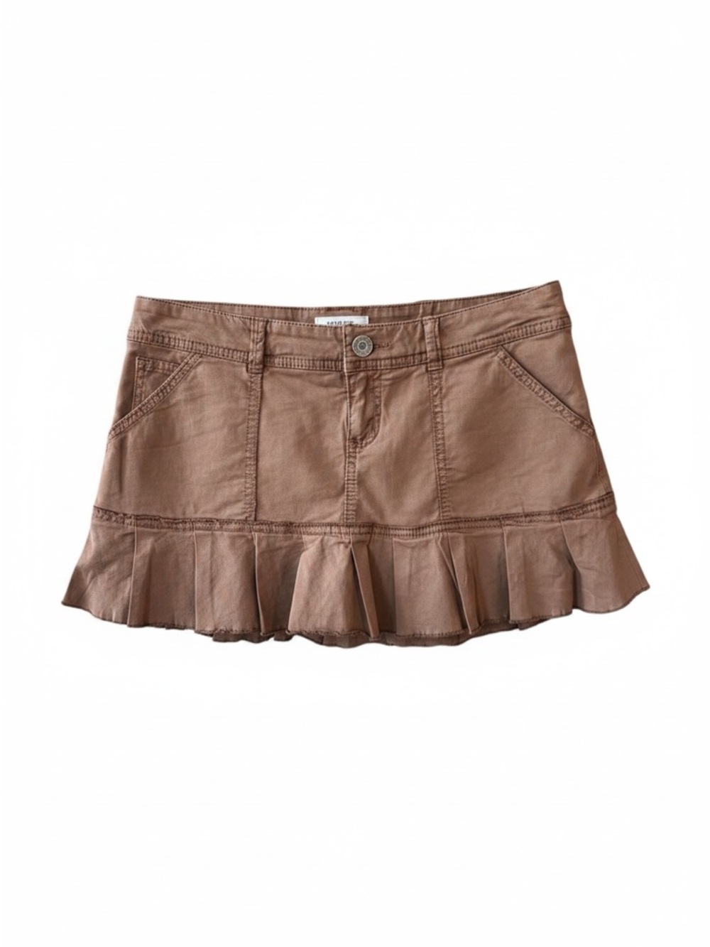 NWT Garage Women's Ruffle Hem Mini Skirt SZ Small
